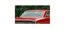 63-64 FORD GALAXIE REAR WINDOW MOLDING SET, 4 PIECES