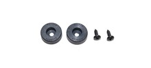 60-69 BUCKET SEAT BACK RUBBER STOPPER OE, PAIR WITH SCREWS