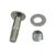 CONVERTIBLE TOP LOWER REAR LINK MOUNT SET (3 PIECES)