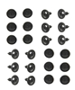 1967-69 "F" BODY WEATHERSTRIP CHANNEL SCREW SET, CORRECT