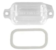 LICENSE LAMP LENS AND GASKET
