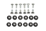 1967-68 FIREBIRD BUMPER BOLT & NUT SET, HIGHLY POLISHED