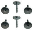 68-69 F-BODY ASTRO VENT SCREW SET, CORRECT (6 PIECES)