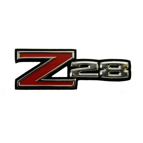 70-74 Z-28 FENDER EMBLEM WITH ADHESIVE BACK, EACH