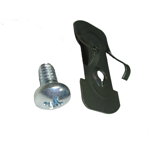 1963 FORD GALAXIE LOWER DOOR MOLDING END CLIP, U POSTION