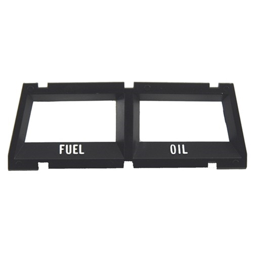 1968-74 NOVA CONSOLE GAUGE BEZEL, FUEL & OIL